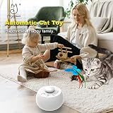 Migipaws Interactive Cat Toy Butterfly & Feather Kitten Toy with Auto Spinning view 4