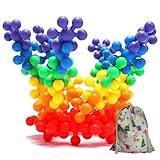 AWESOME Clip Connect 100 Piece Interlocking Plastic Building Set | Kids Safe Material! Lab Test Approved with ATC Certificate! (Toy)
