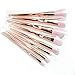COLOR CLEANER Rose Gold Makeup Brush Set Professional Synthetic Foundation Blush Concealer Contour Highlight Blend Eyeshadow Face Cream Powder Liquid Cruelty Free Vegan Hair Cosmetic Kit