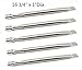 Hongso SBE601 (5-Pack) Stainless Steel Burners Replacement for Gas Grill Model Master Forge 3218LT, 3218LTN, L3218 (16 3/4 x 1)