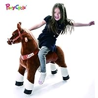 Smart Gear Pony Cycle Chocolate, Light Brown, or Brown Horse Riding Toy: 2 Sizes:  World