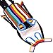 Cosmos Pet Dog Carrier Backpack Pet Dog Cat Legs Out Front Carrier Travel Bag for Traveling Hiking Camping for Small Medium Dogs Cat, Colorful Strip Pattern (Large Size)
