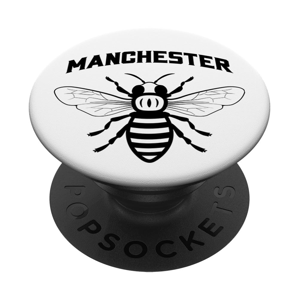 Manchester Worker Bee Manchester Bee Proud Mancunian PopSockets Swappable PopGrip