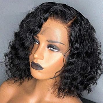 Lace cap wigs human hair Clearance