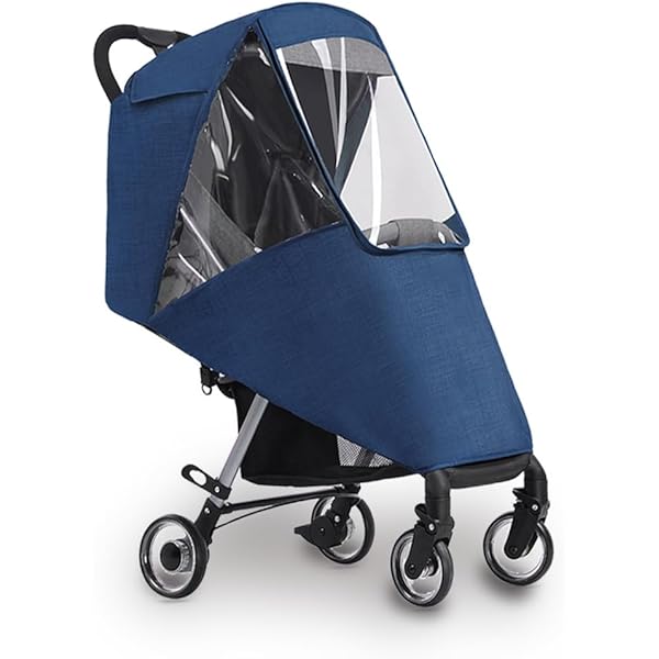 Stroller Rain Cover Universal Baby Travel Weather Shield Transparent Stroller Co Stroller Cover
