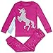 SUPER SOFT UNICORN 2 PIECE PAJAMA SET 100% COTTON+2 FREE GIFTS, Pink / Grey, 6 Years