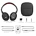Over Ear Noise Cancelling Headphones with Microphone, Wired Stereo Headsets with Case for Air-Travel