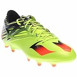 adidas Messi 15.1 FG/AG Soccer Cleats (Black, Solar Red)