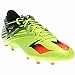 adidas Messi 15.1 FG/AG Soccer Cleats (Black, Solar Red)