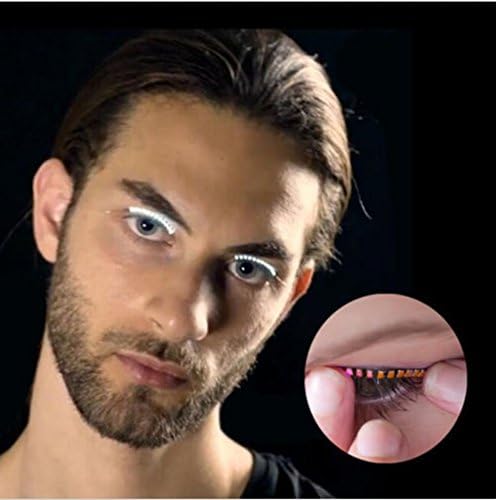 YIWULA LED Eyelashes Eyelid False Eyelashes For Fashion Icon Saloon Pub Club Bar Party