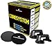 Crossactiv Coresystem - 2 Push up Bars PLUS 2 Core Sliders. FREE Exercise Ebook! Gliding Discs and Push up Stands create an ultimate core workout at home or gym! A total core training pack!