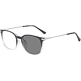 YIMI Blue Light Blocking Glasses Photochromic Sunglasses for Women Men Full Frame Anti UV Ray Filter Computer Gaming Glasses