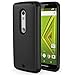 Droid Maxx 2 Case, MoKo [Shock Absorption] Slim Dual Layer Protective Case with Soft Silicone Bumper and Rigid PC Back Cover for Motorola Droid Maxx 2 / Moto X Play - Black