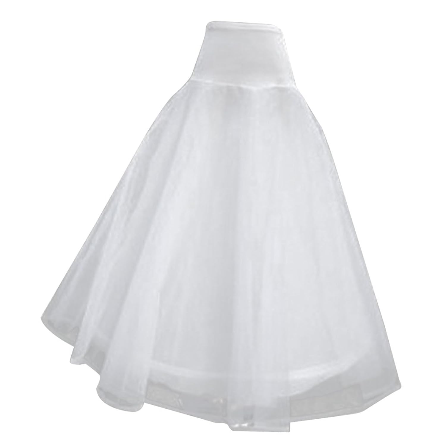 generic women's petticoat (st-1188_white_free size)