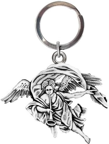 Heritage Metalworks KC4041 Trumpet Angel Key Chain