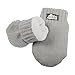 Baby toddler warm fleece lined thumbless knit mittens for fall winter (Mitten S: 0-9m, Light Grey)