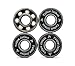 Yellow Jacket Premium Fidget Spinner Replacement Bearings, 1 Ceramic Spin Bearings, 3 Steel Black Mamba Counterweight Bearings