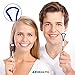 AZHEALTH Tongue Scraper and Cleaner, Prevents Gum Disease for Complete Oral Care, Blue