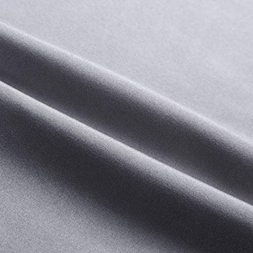 INGALIK Bedding 3 Piece Duvet Cover Set Twin Size with Zipper Closure Ultra Soft Breathable 100% Washed Microfiber Hotel Luxury Solid Color Collection 3pc (1 Duvet Cover + 1 Pillow Shams) Grey