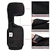 GVN Ankle Holster for Concealed Carry | Non-Slip with Holster Fits Glock 42, 43, 36, 26, Smith and Wesson Body guard .380, .38, Ruger LCP, LC9 (Black)