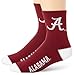 NCAA Alabama Crimson Tide Men's Team Quarter Socks, Large