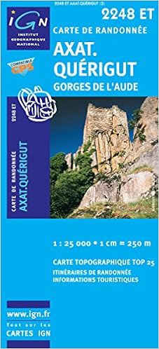 Amazon Fr Top25 2248et Axat Querigut Carte De Randonnee Avec Une Regle Graduee Gratuite Ign Livres