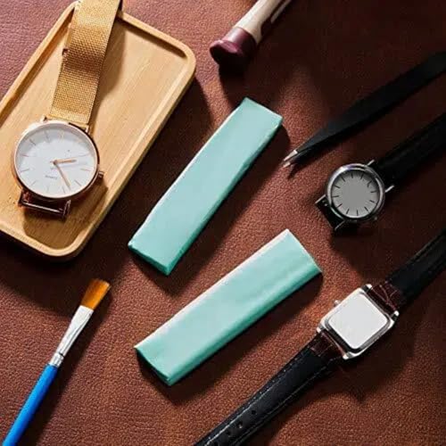 Skylety 2pcs Watch Cleaning Putty Watchmaking Cleaning Putty Watch Cleaner Clay for Wheel Pivot and Repair Tool