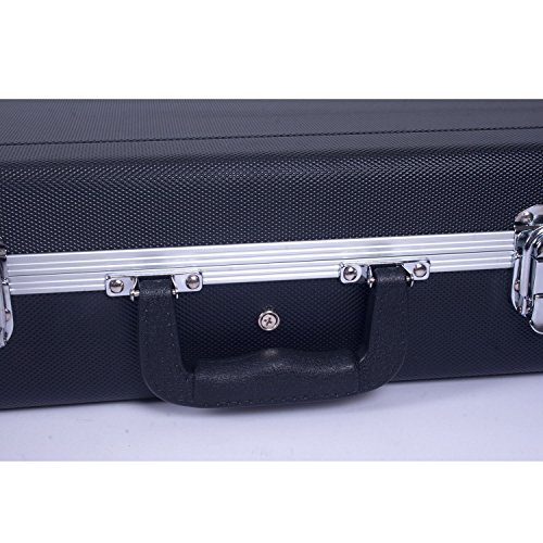 image for Crossrock Bass Guitar Case for Both 4 6 String in Black (CRA860BBK), A