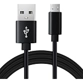 iHip 3ft PVC Micro USB High-Speed Data and Charging Cable Black for Samsung Galaxy, Samsung Note, LG, Nexus, Nokia, PS4, Xbox One Controller