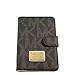 Michael Kors Jet Set Item Brown PVC Passport Case
