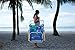 Tommy Bahama 5-Position Big Kahuna Folding Beach Chair with Sun Canopy - Blue Print
