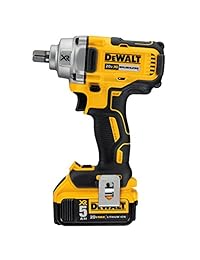 DEWALT 20V MAX XR Kit de llave de impacto inalámbrica con yunque de pin de detención, 1 2 pulgada (DCF894P2)