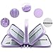 YOUSHARES 72 Slots Pencil Case - Handy Large Capacity Oxford Multi-layer Zipper Pencil Bag for Color Pen, Colored Pencils, Watercolor Pens, Makeup Brush, Cosmetic Brushes, Gel Pen and More (Violet)