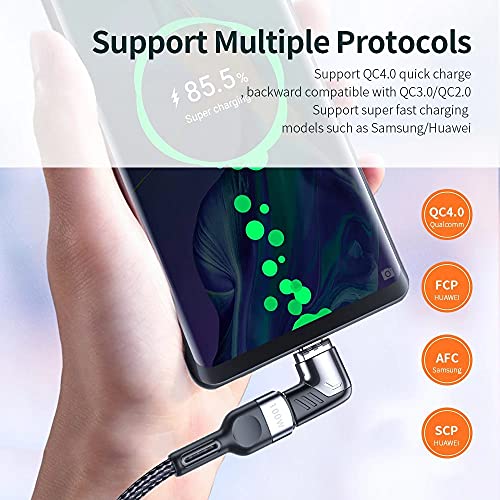 Sisyphy USB C Adapter 5Pins Type C Connector, Support USB PD