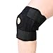 KingMoore Knee Brace Support- Adjustable Size, Black Color