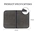 WePet Cat Litter Mat, Kitty Litter Trapping Mat, Large Size, Honeycomb Double Layer, No Phthalate, Urine Waterproof, Easy Clean, Scratch Scatter Control, Catcher Box Pads Rug Carpet 30x25 Inch Grey