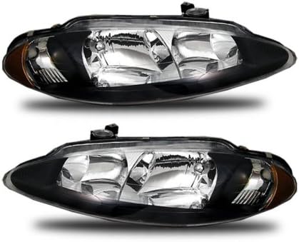 SPPC Crystal Headlights Black For Dodge Intrepid - (Pair) by SPPC