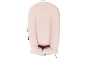 MEXXI Organic Replacement Cover | Premium Quality Spare Cover 100% Organic Cotton | Hypoallergenic | [Fits Dockatot Deluxe + Docks] (Cover Only) (Baby Pink)