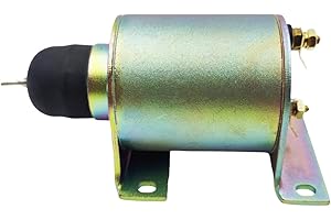 SPJIUQI 44-9181 41-1566 12V Fuel Throttle Solenoid Valve for Thermo King SB-100 110 190 SL100 200 300 MD100 200 300 SLX-100 TS200 300 500 TK600 Yanmar 482-4TNE84 486-4TNE88 Speed Cut Off