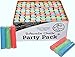 Chalk City Sidewalk Chalk, 30 Count, 3 Assorted Colors, Jumbo Chalk, Non-Toxic, Washable, Art Set