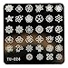 Willtoo 2016 DIY Nail Art Image Stamp Stamping Plates Manicure Template 14