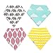 My Mini McGee Baby Bandana Bibs with Adjustable Snaps, 4 Pack, for Boys and Girls, Infants and Toddlers, Trumpet Collection, Baby Gift