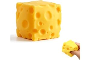 2026 Yellow Cheese Squishies – Soft Slow‑Rising Squeeze Block for Adult Stress Relief – Hand Fidget Gift for Women & Men