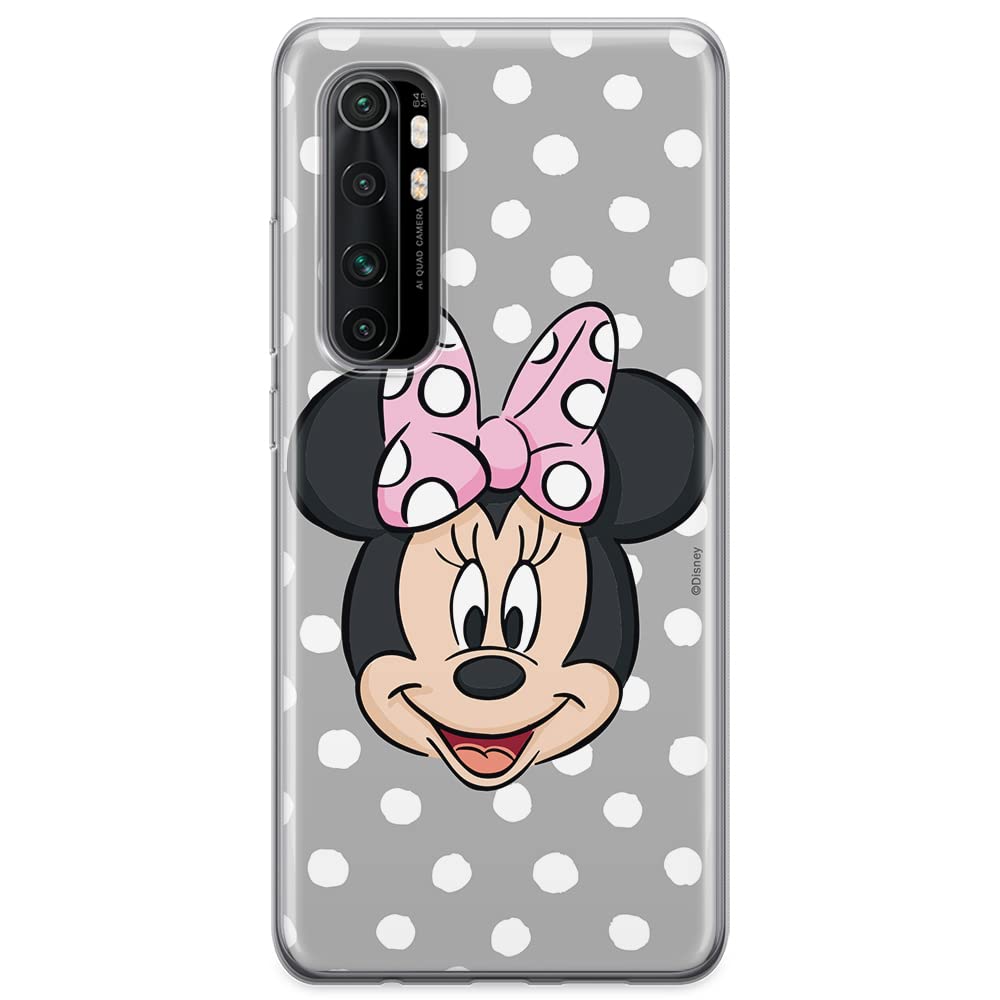 ERT GROUP mobile phone case for Xiaomi MI NOTE 10 Lite original and officially Licensed Disney pattern Minnie 057 optimally adapted to the shape of the mobile phone, case made of TPU