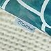 CaliTime Pack of 2 Cozy Fleece Throw Pillow Cases Covers for Couch Bed Sofa Manual Hand Painted Print Colorful Dahlia Compass 18 X 18 Inches Teal