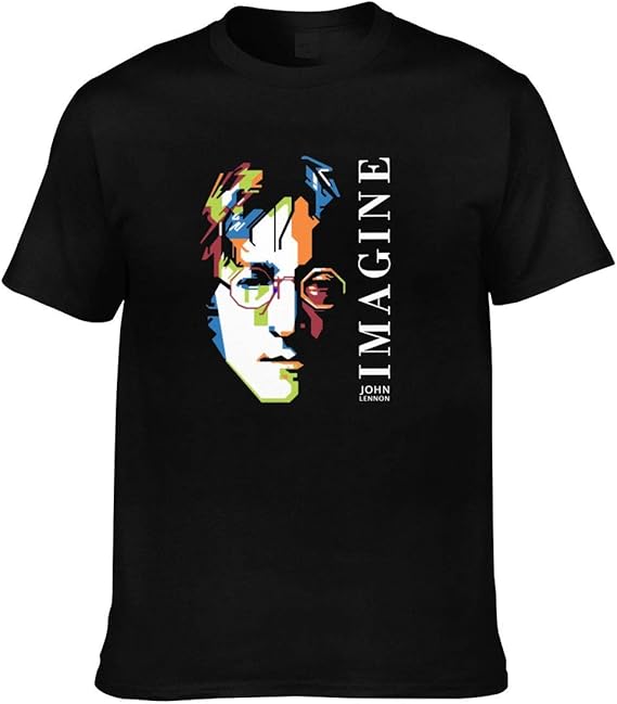 Amazon Co Jp ｔシャツ John Winston Lennon ジョン レノン メンズ 丸首トップス 吸汗 通気 ファッション 男性 快適 スポーツ 旅行 服 ファッション小物