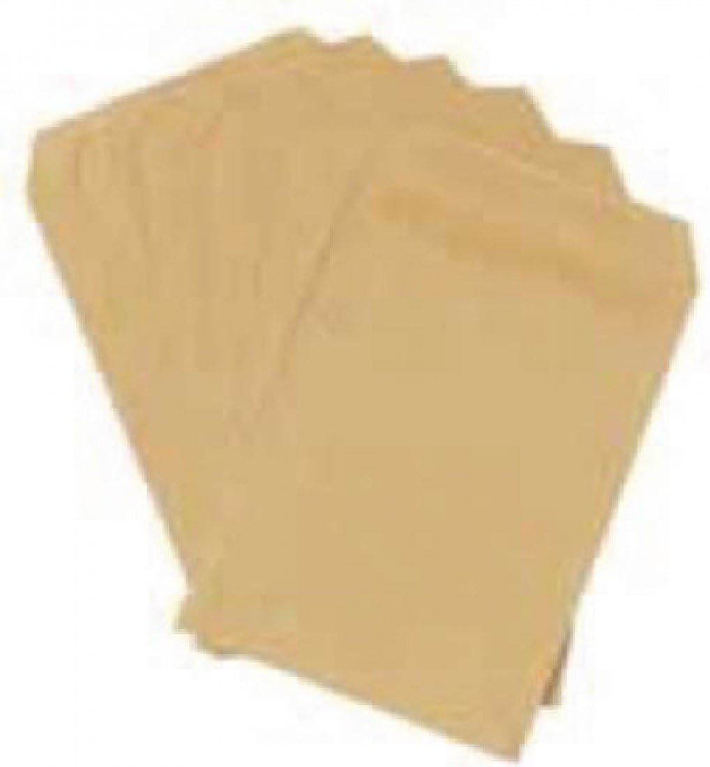 Q-Connect C4 Envelopes Window Pocket Self Seal 90gsm Manilla (Pack of 250) 9017501, Manila, 90 gsm