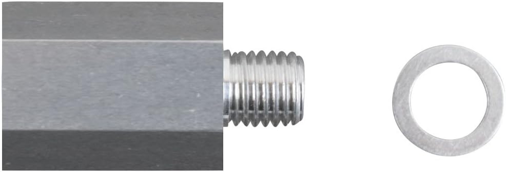 LS Coolant Temp Sensor Adapter M12 X 1/2 NPT Temperature Sensor Adapter 5.3 6.0, CSA500SS