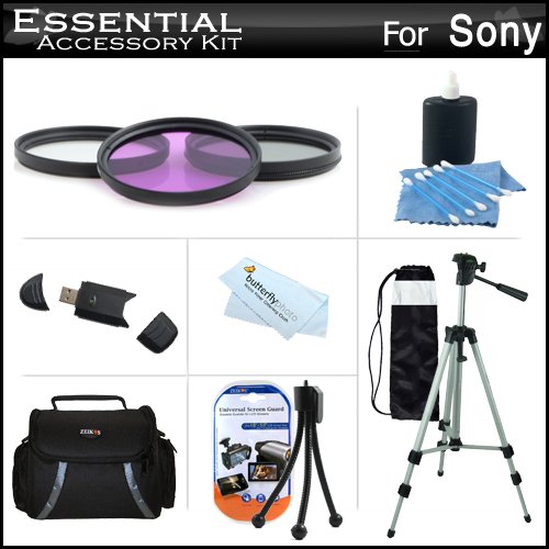ButterflyPhoto Essential Accessory Kit for Sony DCRSX45