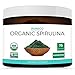 USDA Organic Spirulina Powder 8OZ (Vegan) 75 Servings of This Highest Quality Superfood: Blue Green Algae (Non-Irradiated) Non-GMO - Perfect to add a Powerful Nutrient Boost to Smoothies & Juices